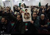 مراسم بزرگداشت رهبر شهید انقلاب  در مسجد جامع همدان