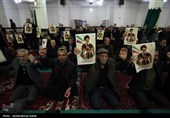 مراسم بزرگداشت رهبر شهید انقلاب  در مسجد جامع همدان