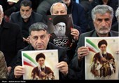 مراسم بزرگداشت رهبر شهید انقلاب  در مسجد جامع همدان