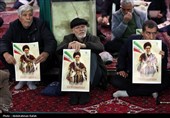 مراسم بزرگداشت رهبر شهید انقلاب  در مسجد جامع همدان