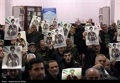 مراسم بزرگداشت رهبر شهید انقلاب  در مسجد جامع همدان
