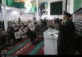 مراسم بزرگداشت رهبر شهید انقلاب  در مسجد جامع همدان