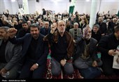 مراسم بزرگداشت رهبر شهید انقلاب  در مسجد جامع همدان