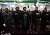 مراسم بزرگداشت رهبر شهید انقلاب  در مسجد جامع همدان