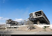 حمله هوایی  به سالن 12 هزار نفری آزادی