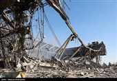 حمله هوایی  به سالن 12 هزار نفری آزادی