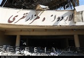 حمله هوایی  به سالن 12 هزار نفری آزادی