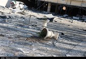 حمله هوایی  به سالن 12 هزار نفری آزادی