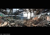 حمله هوایی  به سالن 12 هزار نفری آزادی