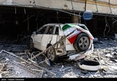 حمله هوایی  به سالن 12 هزار نفری آزادی