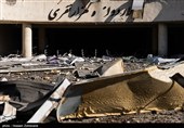 حمله هوایی  به سالن 12 هزار نفری آزادی