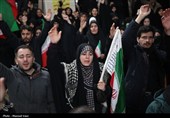 تشییع پیکر شهدای حملات آمریکایی صهیونی در تبریز