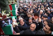 تشییع پیکر شهدای حملات آمریکایی صهیونی در تبریز