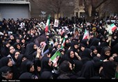 تشییع پیکر شهدای حملات آمریکایی صهیونی در تبریز