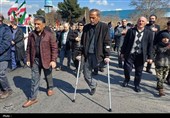 تشییع پیکر سرهنگ شهید «محمدرضا جهانشاهی» در کرج