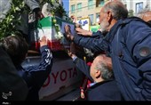 تشییع پیکر سرهنگ شهید «محمدرضا جهانشاهی» در کرج