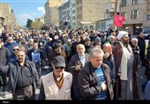 تشییع پیکر سرهنگ شهید «محمدرضا جهانشاهی» در کرج