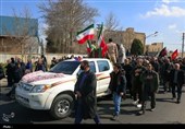تشییع پیکر سرهنگ شهید «محمدرضا جهانشاهی» در کرج
