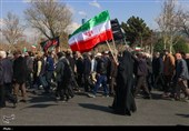 تشییع پیکر سرهنگ شهید «محمدرضا جهانشاهی» در کرج