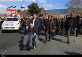 تشییع پیکر سرهنگ شهید «محمدرضا جهانشاهی» در کرج