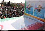 تشییع پیکر شهدای حملات آمریکایی صهیونی در کرمان