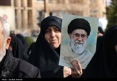 تشییع پیکر شهدای حملات آمریکایی صهیونی در کرمان
