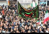 تشییع پیکر شهدای حملات آمریکایی صهیونی در کرمان