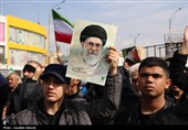 تشییع پیکر شهدای حملات آمریکایی صهیونی در کرمان