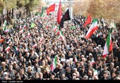 تشییع پیکر شهدای حملات آمریکایی صهیونی در کرمان