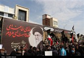 تشییع پیکر شهدای حملات آمریکایی صهیونی در کرمان