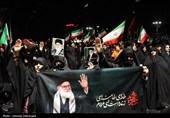 تشییع شهید دوساله تجاوز امریکا و اسرائیل به تهران