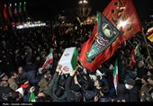 تشییع شهید دوساله تجاوز امریکا و اسرائیل به تهران