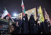 تشییع شهید دوساله تجاوز امریکا و اسرائیل به تهران