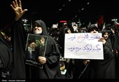 تشییع شهید دوساله تجاوز امریکا و اسرائیل به تهران