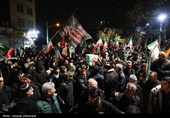 تشییع شهید دوساله تجاوز امریکا و اسرائیل به تهران