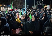 اجتماع مردم در سوگ رهبر شهید - اسفراین