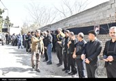 تشییع باشکوه خلبان تیزپرواز گلستانی