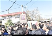 تشییع باشکوه خلبان تیزپرواز گلستانی