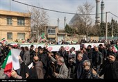 تشییع پیکر شهدای حملات آمریکایی صهیونی در ارومیه