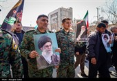 راهپیمایی محکومیت جنایات آمریکا و اسرائیل - بجنورد