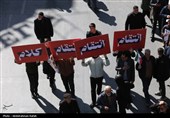 راهپیمایی محکومیت جنایات آمریکا و اسرائیل - همدان