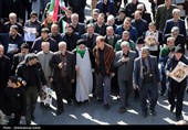 راهپیمایی محکومیت جنایات آمریکا و اسرائیل - همدان