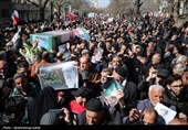 راهپیمایی محکومیت جنایات آمریکا و اسرائیل - همدان