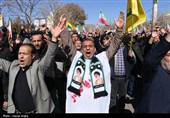 راهپیمایی محکومیت جنایات آمریکا و اسرائیل - زنجان