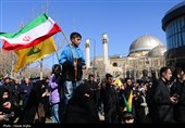 راهپیمایی محکومیت جنایات آمریکا و اسرائیل - زنجان