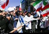 راهپیمایی محکومیت جنایات آمریکا و اسرائیل - زنجان