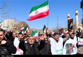 راهپیمایی محکومیت جنایات آمریکا و اسرائیل - زنجان