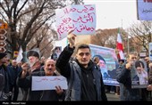 راهپیمایی محکومیت جنایات آمریکا و اسرائیل - تبریز