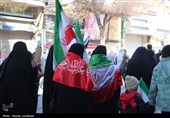 وداع مردم قزوین با شهید مدافع وطن
