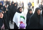 وداع مردم قزوین با شهید مدافع وطن